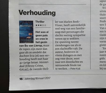 Recensie AD Magazine - 18 maart 2016