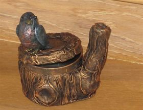 Vogeldoosje, ook leuk om kado te doen (met inhoud). november 2015