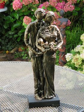 Echtpaar met baby, augustus 2019  In opdracht gemaakt