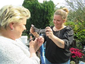 14 april 2016, workshop met Maja en Sam