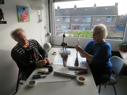 20 februari , Workshop met Leny en Willem.