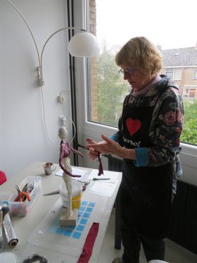 En 7 november heeft Aagje  ook een mooie dame gemaakt.