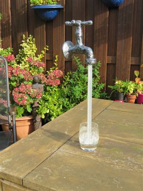 Waterkraan in glas, oktober 2020