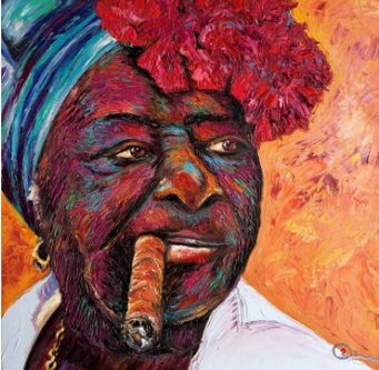 Jessica Ufoh, Naigeria, The future is now, acrylic