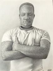 Edward  Kamau, Vessel, pencil