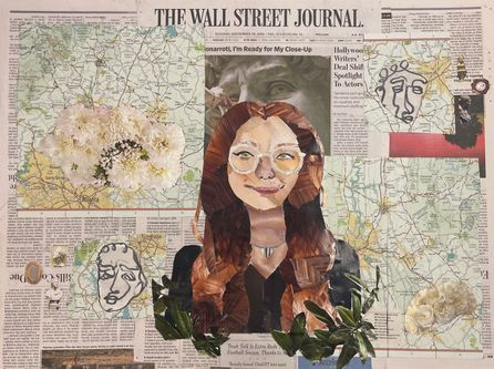 Kathryn  Collins, USA, Map out Your Life, collage