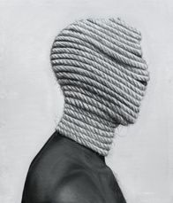 Chesta Nyamosi, Persecution, acrylic on canvas