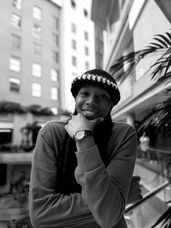 William Mukiri,  B_W portrait, photograph