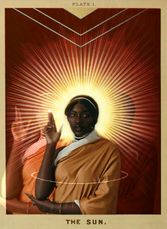 Dada Boipelo, The Sun, collage