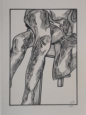 Nicole Manuthu, Nia, contour art