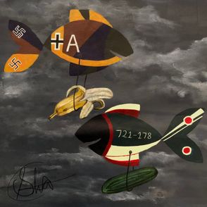 Sharon Gekonge, 22, World War theatrics, acrylic