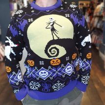 Nightmare Before Christmas Purple Jumper