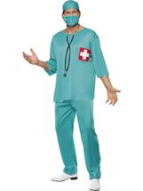Male Surgeon Green Scrubs