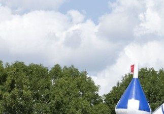 Overdekt multiplay springkasteel 
