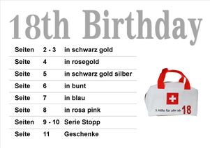 18th birthday seite 1