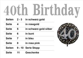 40th birthday seite 1