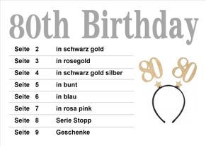 80th birthday seite 1