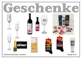 Geschenk-Artikel  Happy Birthday Seite 1