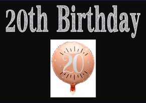 Titel 20th birthday