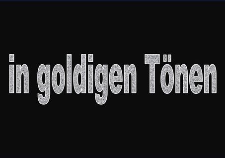 Titel Geburtstag in goldigen tönen