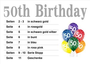 50th birthday seite 1