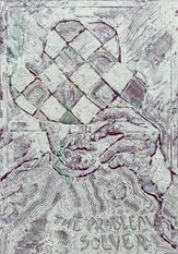 MatWay, The Problem Solver, white painting, neograttage, strategy art 