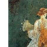Flora from a Roman mural at Pompeii