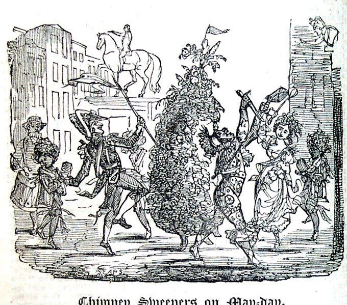 London sweeps with their 'Jack' from Nathaniel Hone's Every-Day Book