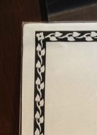 Enigmatic sign seen at the breakfast (photo Susie Healey)