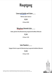 schön essen gehen