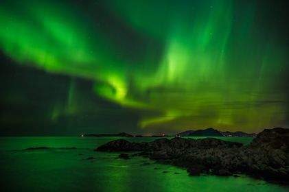 Nordlys ved Runde