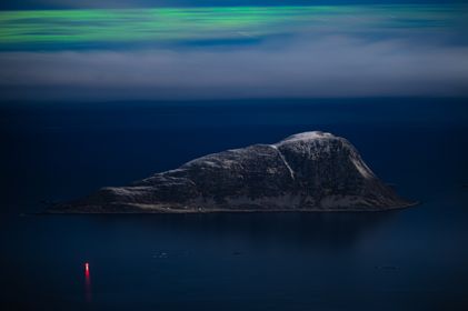 Nordlys ved Skorpa