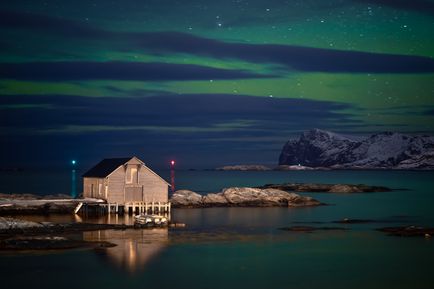 Nordlys på Holmefjorden