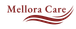 MelloraCare logotyp vit med våg