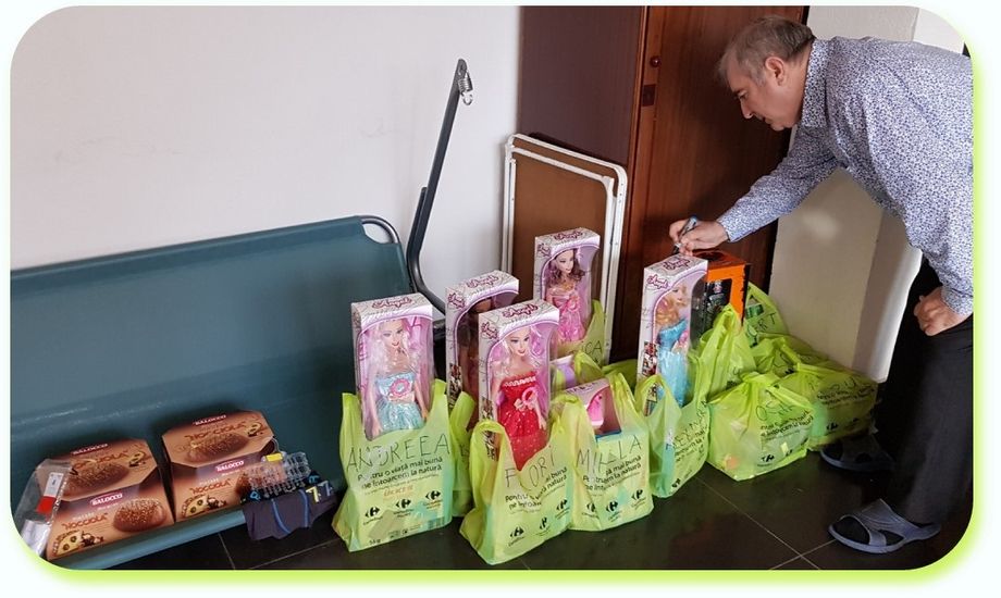 Preparing the gifts