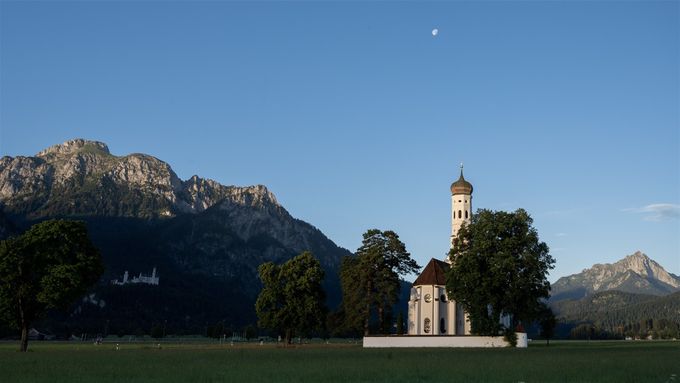 St. Coloman kurz nach Sonnenaufgang