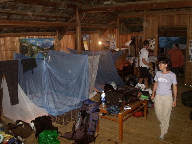 Campement de nuit