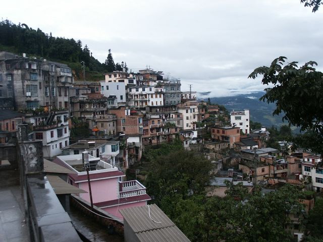 Yuangyang accrochée à la colline