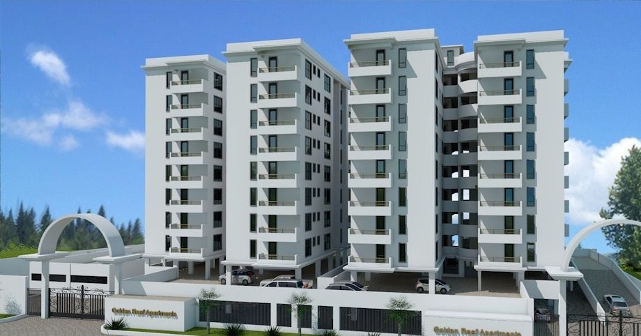 Up-coming Golden Reef Apartments, featuring luxurious 64 No., 2 & 3 bedroom units, with floor areas of 113 sq. meters and 141 sq. meters respectively. Also includes ample 2-level parking, 2 elevators, a health club, swimming pool and an expansive rooftop terrace. 
