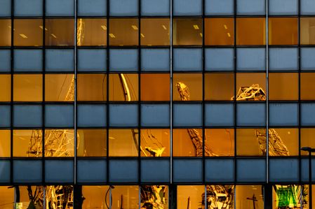 Series ' City Trails ' Reflections