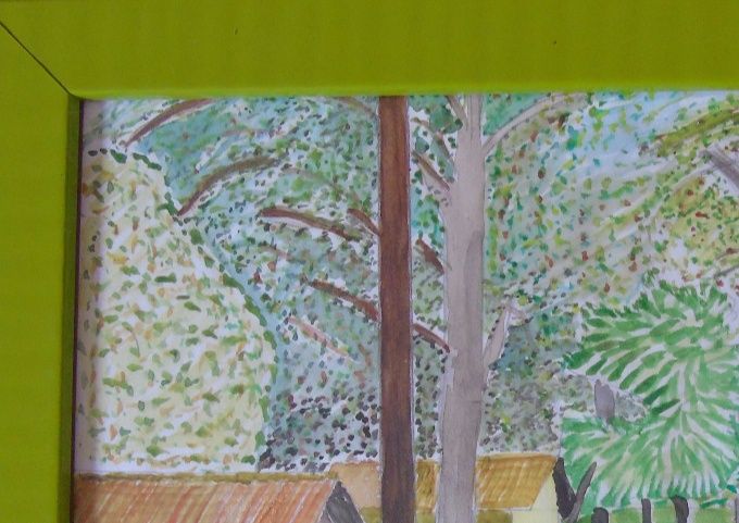 Le Lac - Aquarelle - 