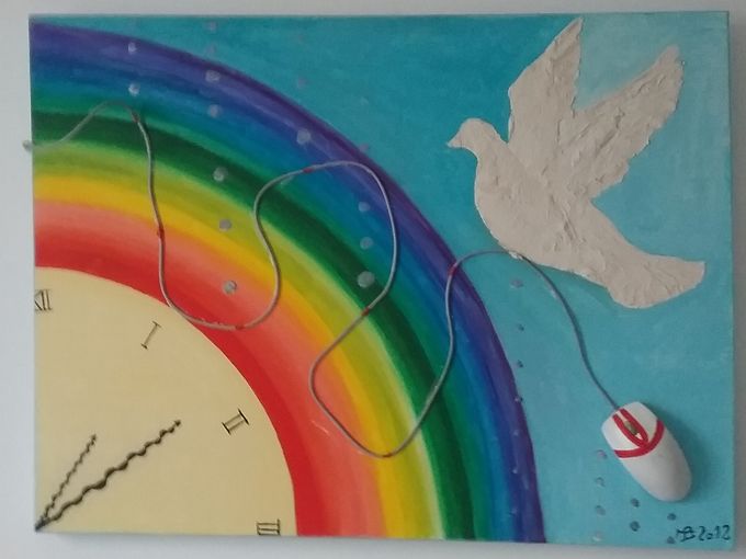 Premier tableau Reflexivitae : A TOI pour Nicolas