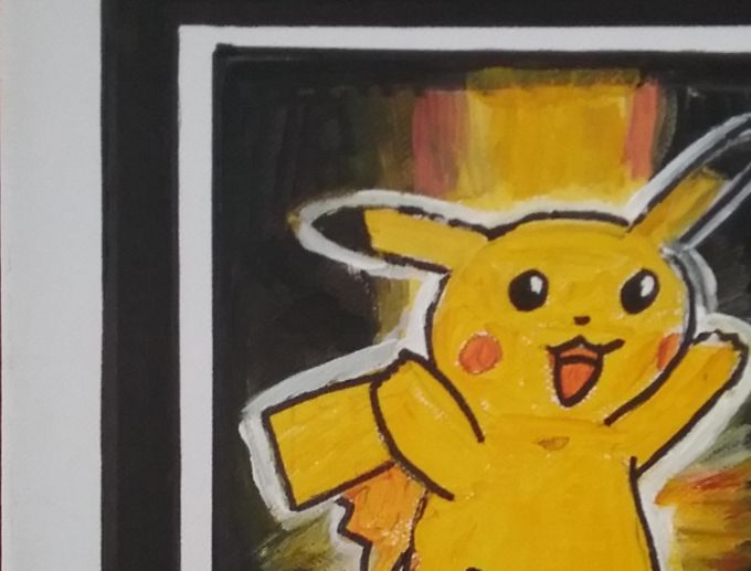 extrait - Le Pikatchu de Nolhan !!! - Acrylique - 2021