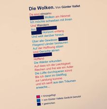 Günter Vallet Die Wolken. weitere Variante
