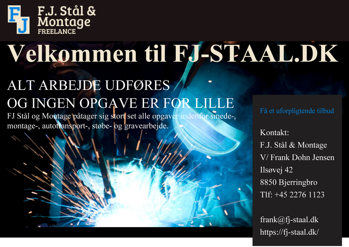 FJ Stål og Montage_Reklame