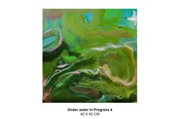 Onder water in  Progress 4  40x40 cm