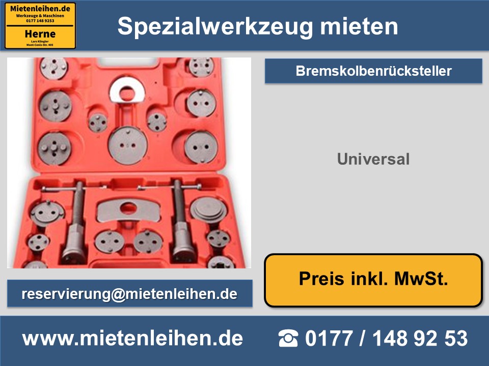 Bremskolbenrücksteller mieten leihen Werkzeug Bremskolbenrücksteller