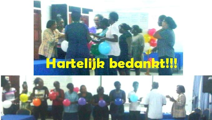 Rekenconferentie die in Suriname op 20 en 21 mei 2015 werd gehouden voor beleidsmensen en leerkrachten van het basisonderwijs. Mevr. Martha is naar Suriname gereisd voor een tweedaagse conferentie rekenen met als titel “Rekenen: van wat naar wat? Focus op het rekenbeleid voor het jonge kind” (voor beleidsmedewerkers) en “Focus op het gebruik van  rekenmethodes voor het jonge kind” (voor leerkrachten).