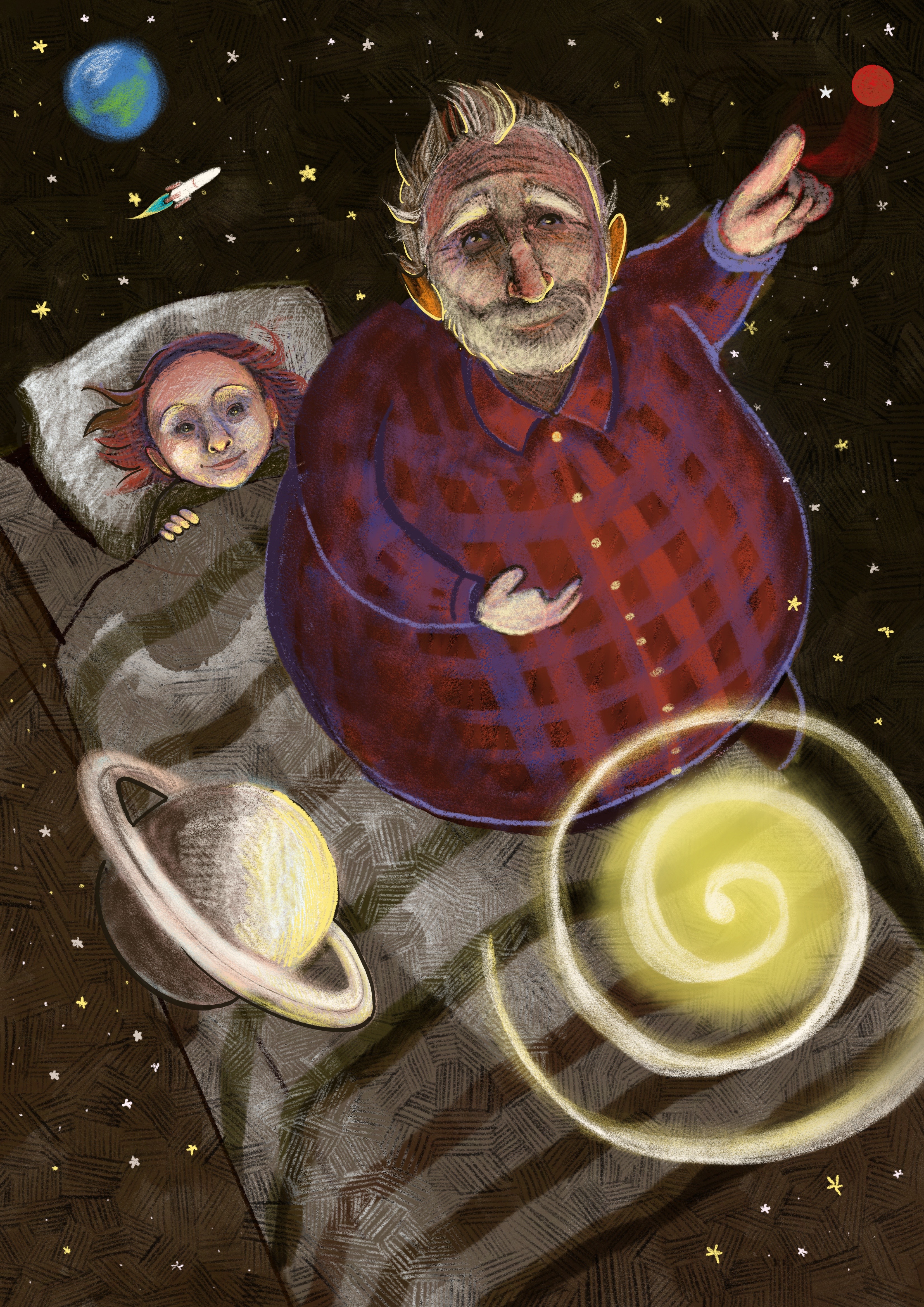 Illustration, dynamiskt samtal, Kapitelbok