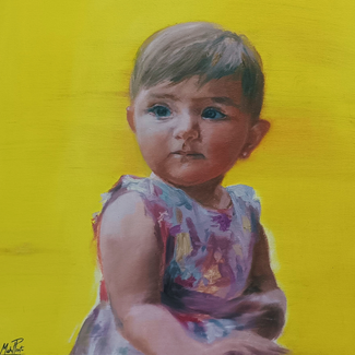 Nerea (50x50cm, oil on canvas)